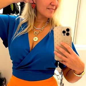 Gorgeous 18k gold plated evil eye necklace